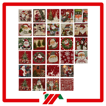 FUNDA DE COJIN NAVIDEÑO GOBELINO