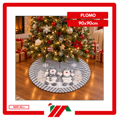 PISO DE ARBOL PLOMO 2 MUÑECOS