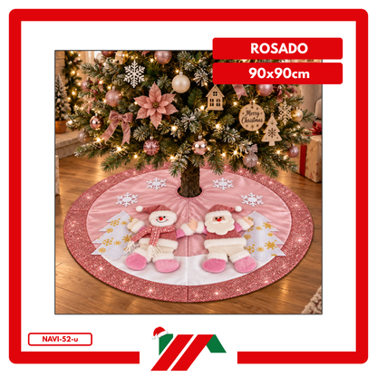PISO DE ARBOL ROSADO 2 MUÑECOS