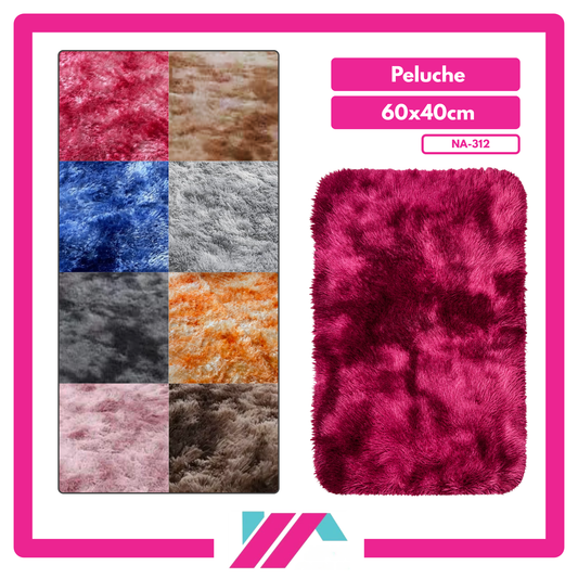 ALFOMBRA PELUCHE JASPEADO - 60X40CM